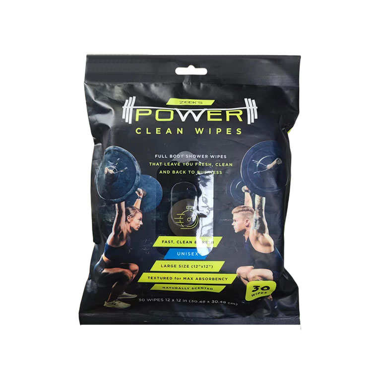 Le salviette per la pulizia del fitness per il sudore e la deodorizzazione 30 * 30 cm possono essere utilizzate per formulare i loghi dei clienti